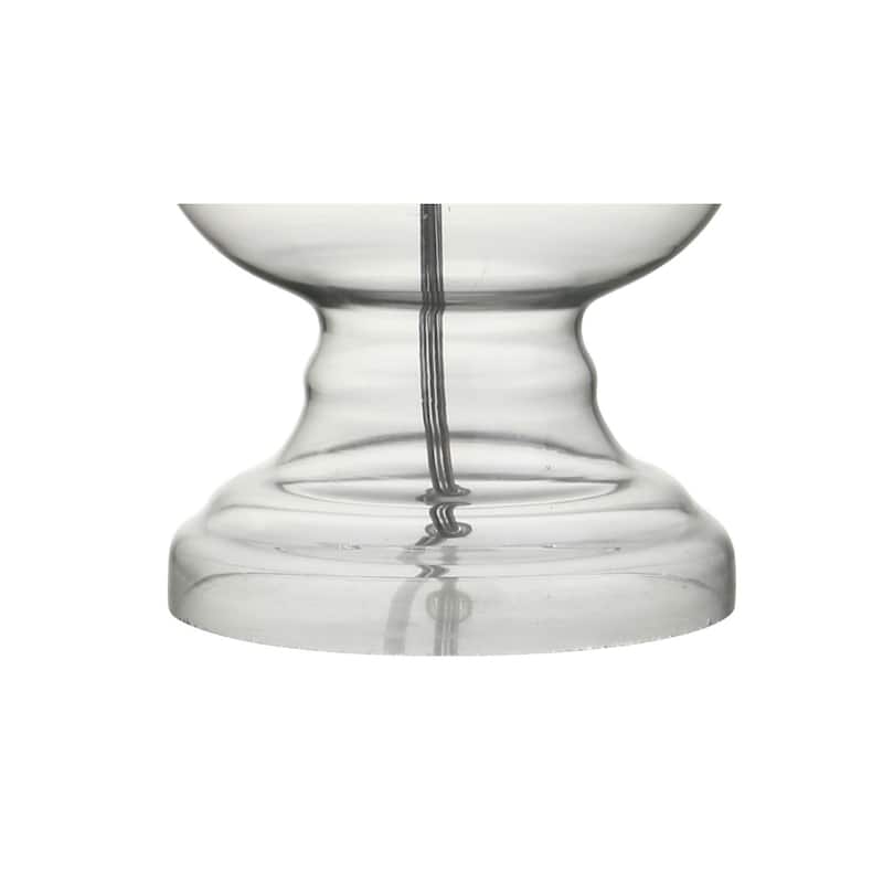 Stewart 28.5" Glass LED Table Lamp, Aqua (Set of 2) by JONATHAN Y
