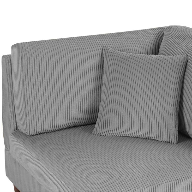 Multi-Combination Couch Modular Corduroy Sectional Sofa