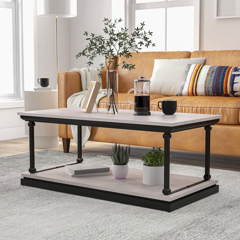 Marcin Transitional 47-inch 1-Shelf Coffee Table by Furniture of America