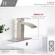 preview thumbnail 6 of 28, Stylish Single-Hole Bathroom Faucet Plate A-801 - 6 1/8"x 2 1/2"