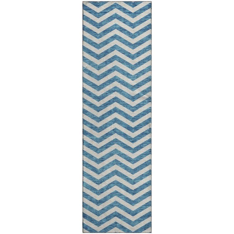 Premium Washable Super Soft Modern Chevron Mayfield Rug