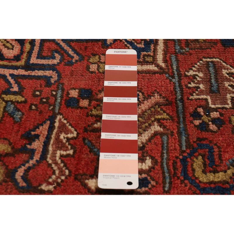 ECARPETGALLERY Hand-knotted Sarabi Dark Copper Wool Rug - 6'9 x 10'2