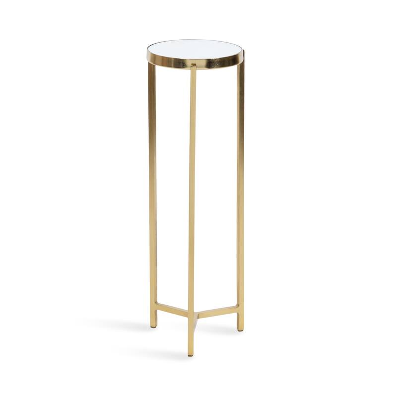 Kate and Laurel Aguilar Glam Drink Table - 9x9x23