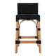 preview thumbnail 54 of 63, Serienna 24.5"H Seat Rattan Low Back Counter Stool