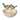 Transpac Resin 6.5" Multicolor Spring Patterned Bird Container
