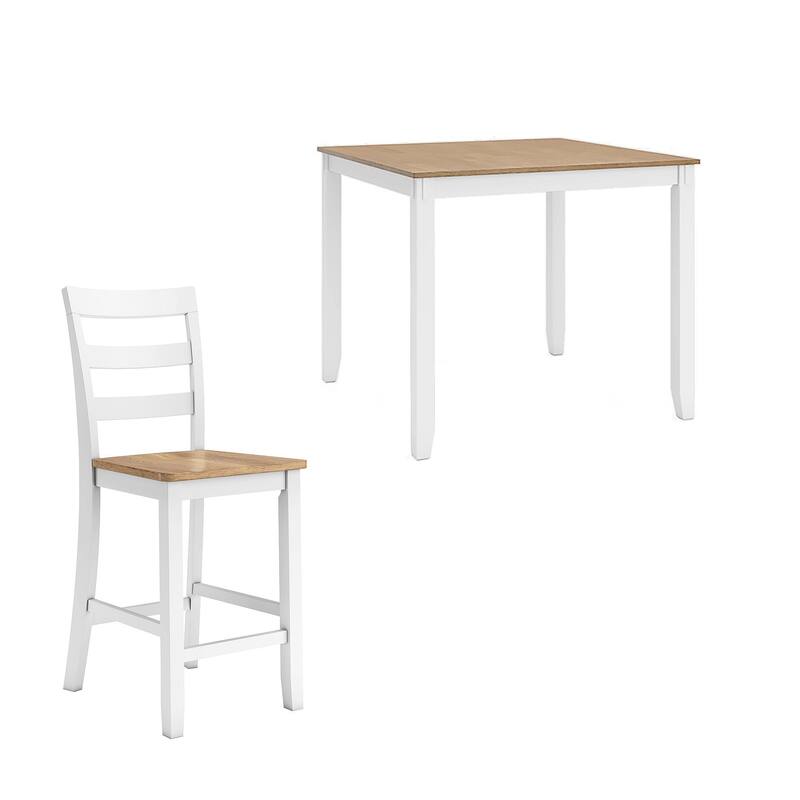 Signature Design by Ashley Gesthaven Counter Height Dining Table and 4 Barstools (Set of 5)