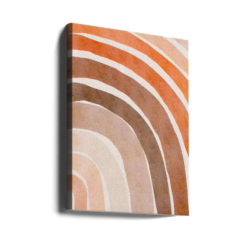 "Lines of Abstract" Wrapped Canvas Wall Art
