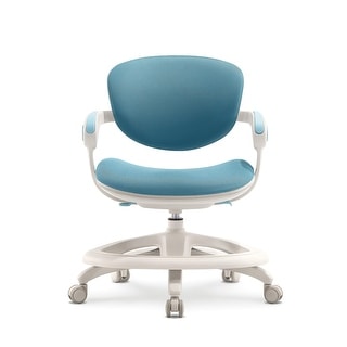 Ergonomic Kids Desk Chair with Rotating Footrest | Growing Office Chair with Adjustable Seat and Lumbar Support