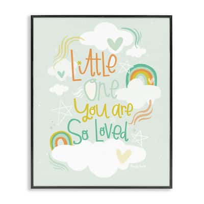 Stupell Little One You Are Loved Framed Giclee Art Design By Mandy Ford Art + Illustration
