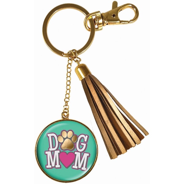 Spoontiques 17670 dog mom keychain