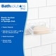 preview thumbnail 2 of 9, Kenney Plastic Suction Cup Soap or Sponge Dish - Clear