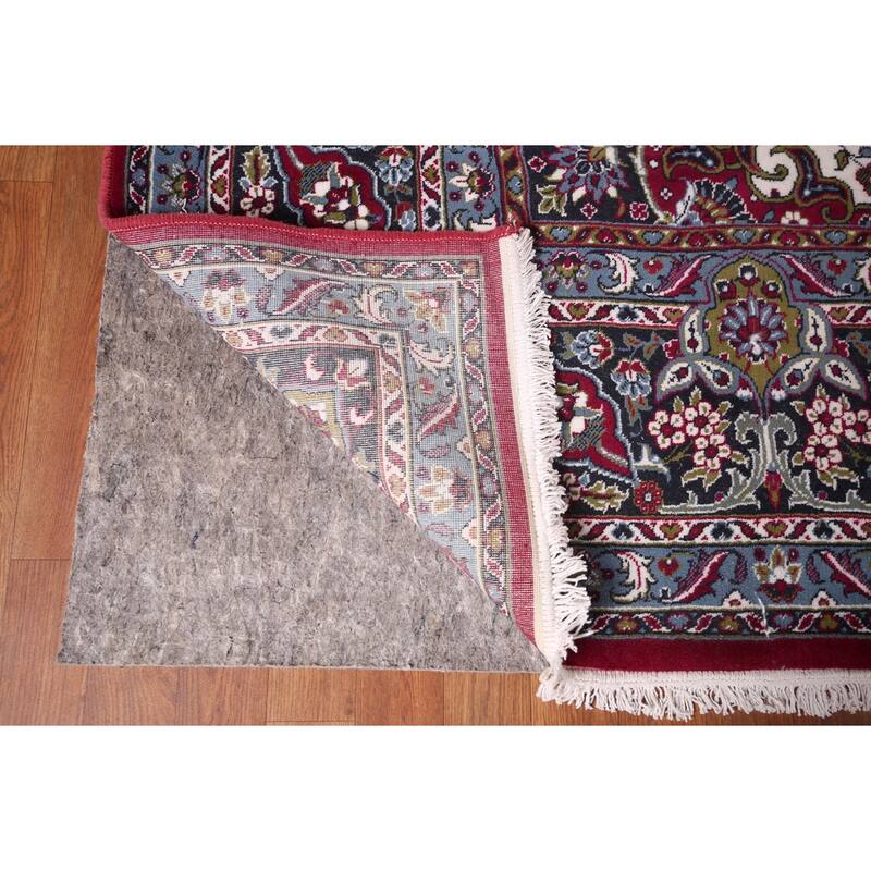 Traditional Kashan Turkish Large Rug Machine Made Carpet - 9'8" x 13'6"
