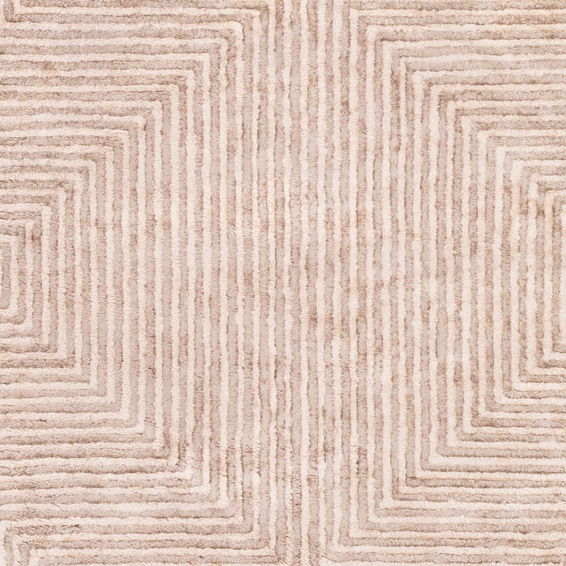 Fazeley Handmade Geometric Viscose Area Rug