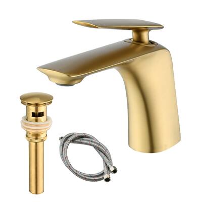 Topcraft Single Handle Bathroom Faucet with Pop-Up Drainer