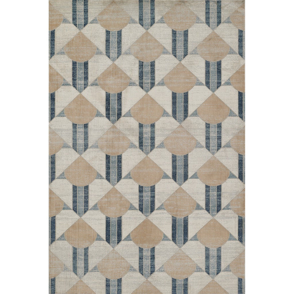 Momeni Edition Polyester Geometric Area Rug