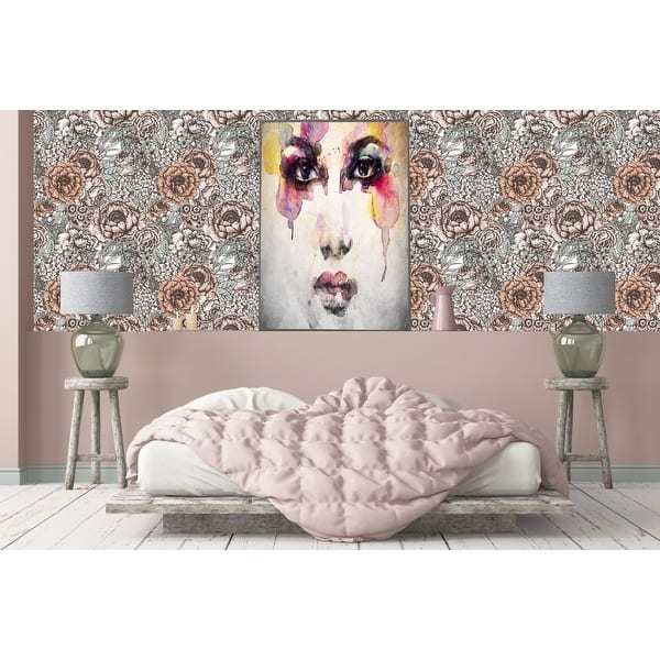 Retro Floral Peonies Primrose Removable Wallpaper 24 Inch X 10 Ft Overstock 31601558 These wallpapers are perfect for. usd