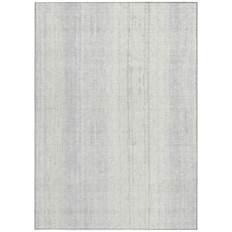 HomeRoots Striped Transitional Rectangle Outdoor Rug