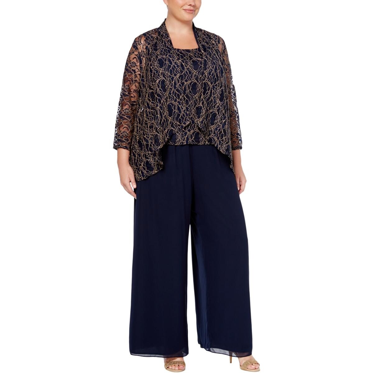 alex evenings pant suits