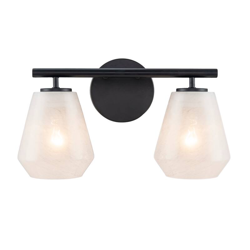 Artcraft Brooke Bathroom Vanity - Wispy White Glassware Shade