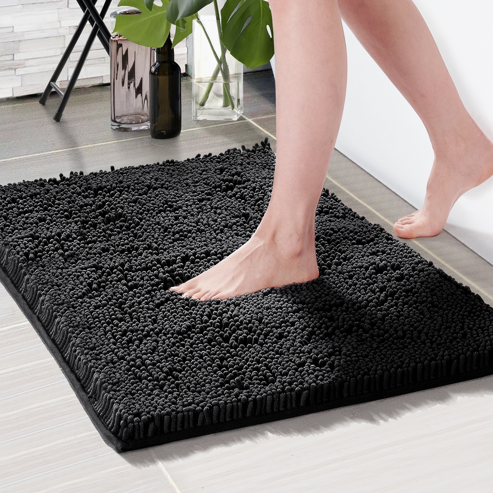 Bathroom mat deals black