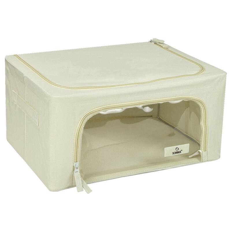 Storage Box with Window,Small-2 Pack
