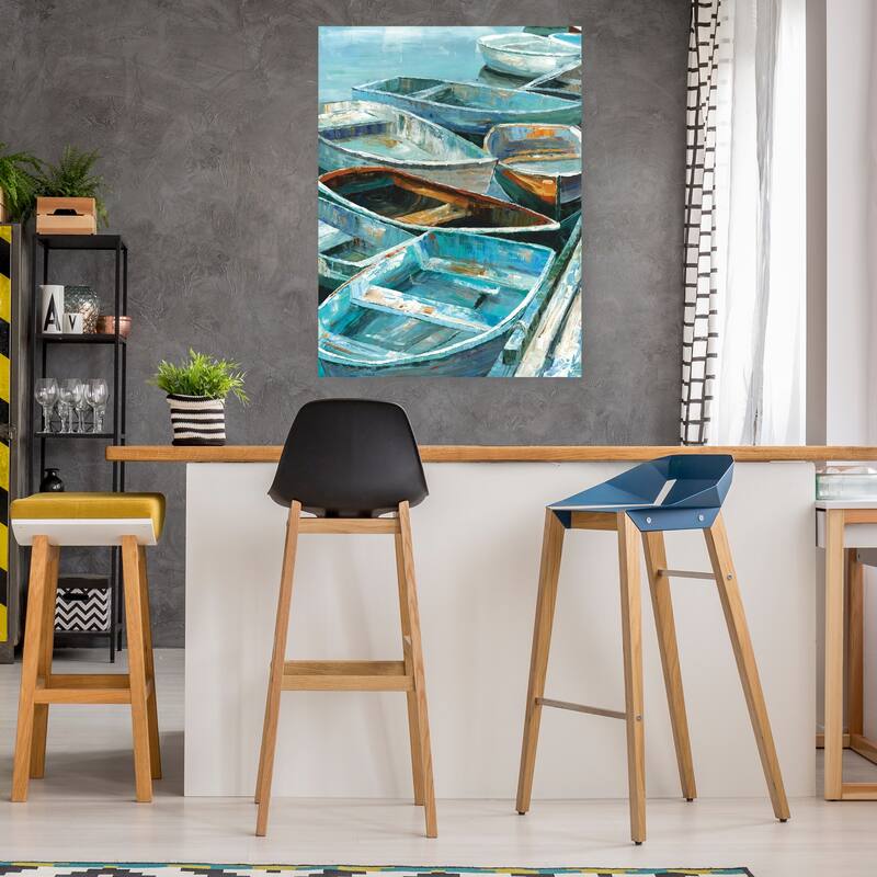 Rowing I By Sandy Doonan Canvas Art Print