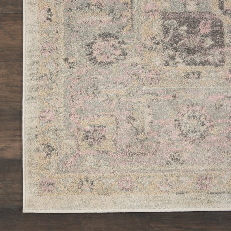 Nourison Tranquil Traditional Persian Medallion Area Rug