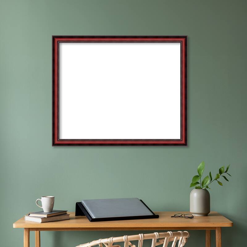 Amanti Art Rubino Cherry Scoop Framed Dry Erase Magnetic Board