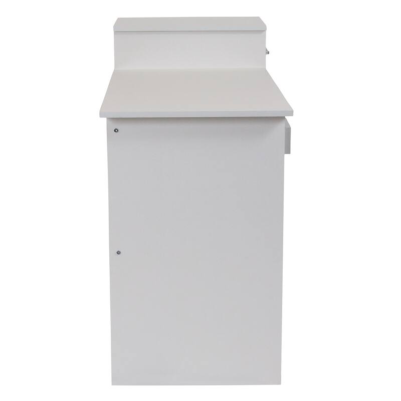 Computer Desk with Shelves and Drawer