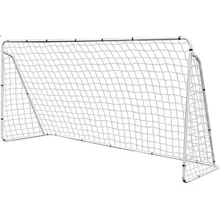12'x6' Portable Soccer Goal - White