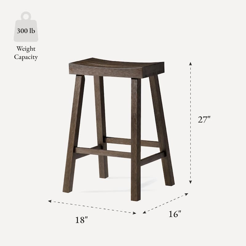 Maven Lane 27" Vincent Counter Height Kitchen Stool