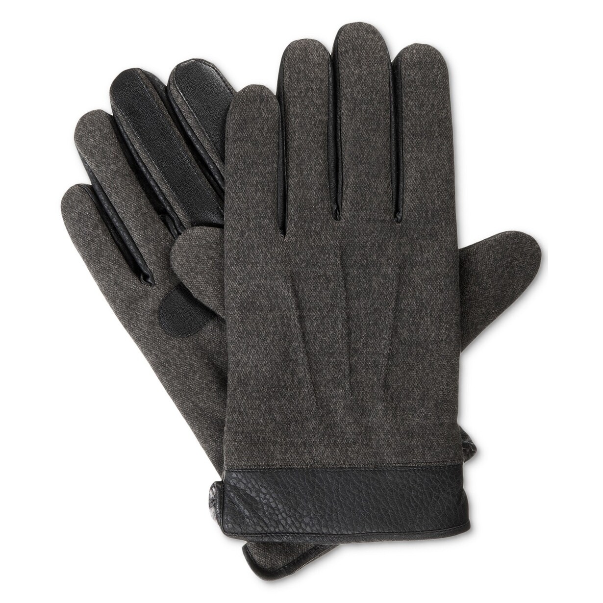 Shop Isotoner Signature Casual Men S Large Winter Gloves Free