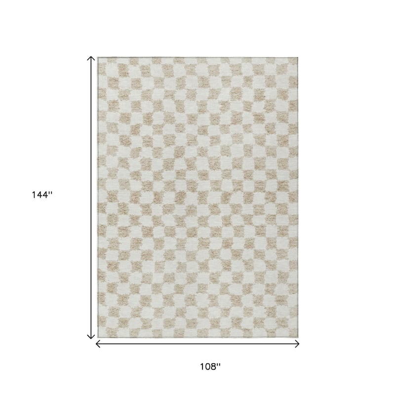 HomeRoots Geometric Transitional Rectangle Outdoor Rug