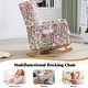 preview thumbnail 28 of 60, HOMYKA 27.56" Wide Rocking Chair for Nursery with Solid Wood Leg