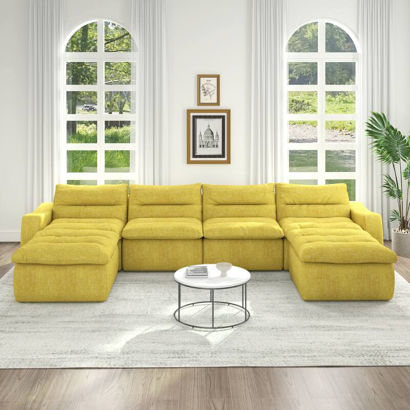 Lazy Floor Sofa,Modern armless and backless sofa chair,Comfy Accent Bean Bag Couch,suitable for living room bedroom office