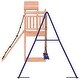 preview thumbnail 5 of 19, vidaXL Swing Set Outdoor Backyard Wooden Playground Equipment for Kids Age 3-8