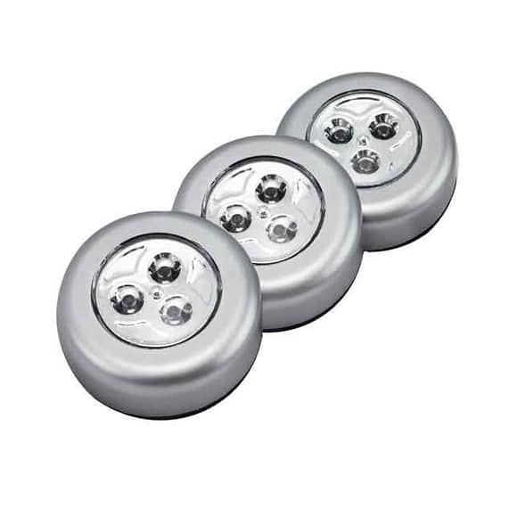 Shop Techno Earth 3 Pack Of Touch Push Led Lights For Cabinets