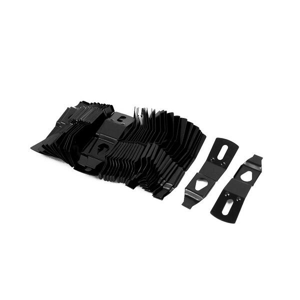 52.5mmx15mmx7.7mm Picture Photo Frame Metal Spring Turn Clip Hanger Black 8pcs 52.5mmx15mmx7.7mm Picture Photo Frame Metal Spring Turn Clip Hanger Black 8pcs