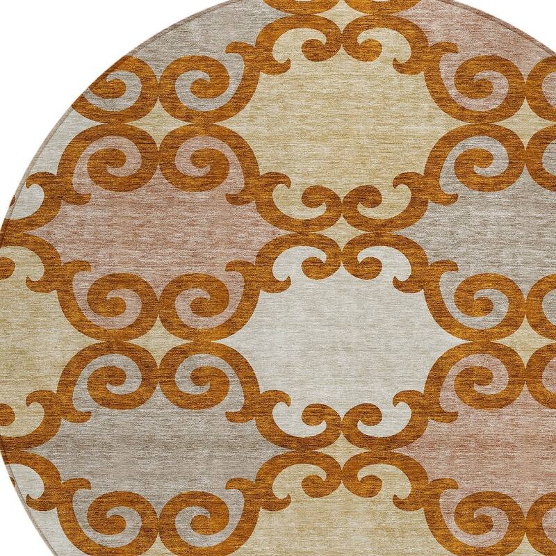 HomeRoots Trellis Transitional Rectangle Outdoor Rug