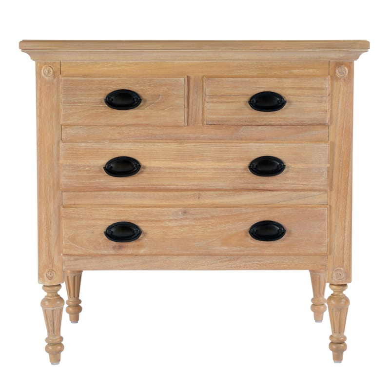 Easterbrook 31.5 in. W Rectangular Wood 4-Drawer Accent Chest