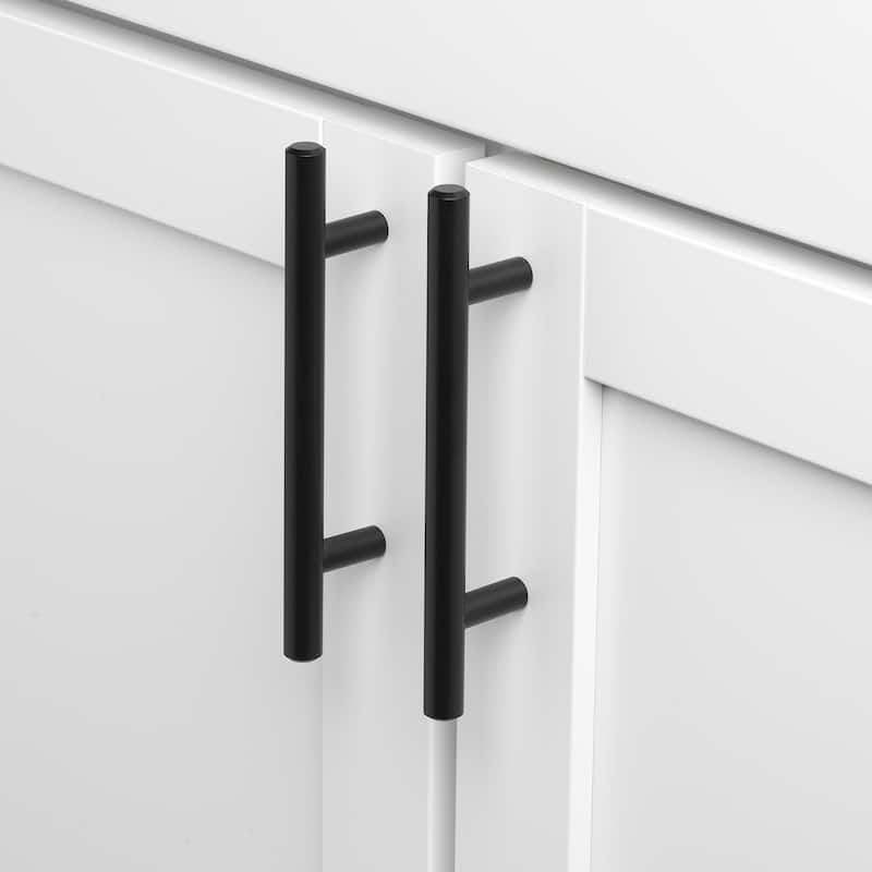 GlideRite 5-Pack 3-inch Center Solid Steel Cabinet Pull