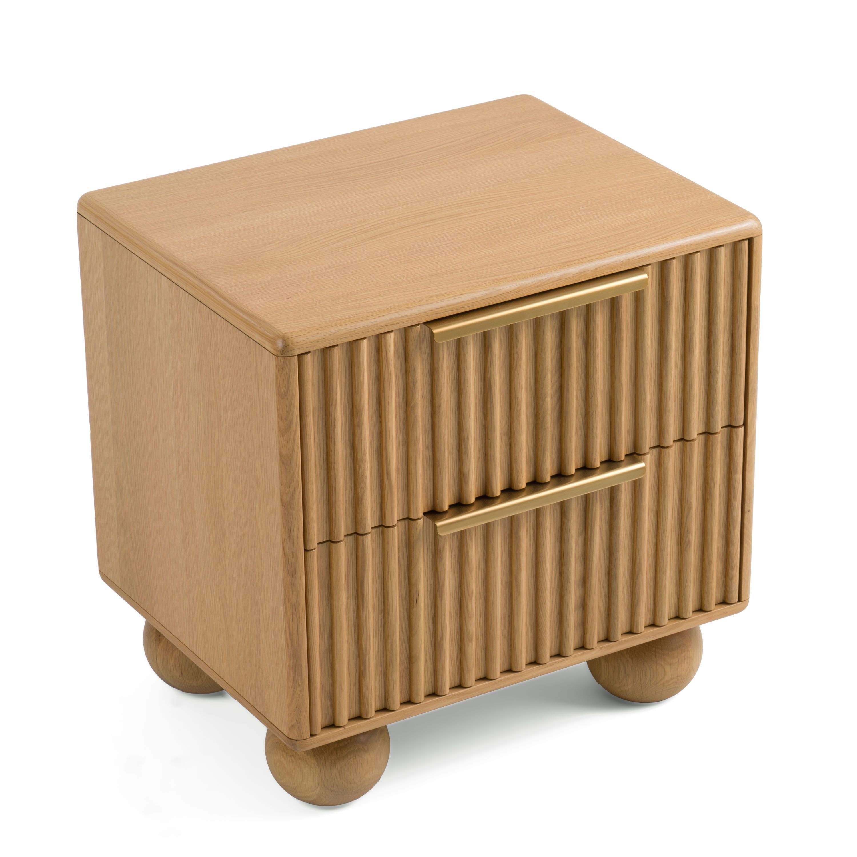 Modrest Winters Modern Oak Nightstand | Natural Wood