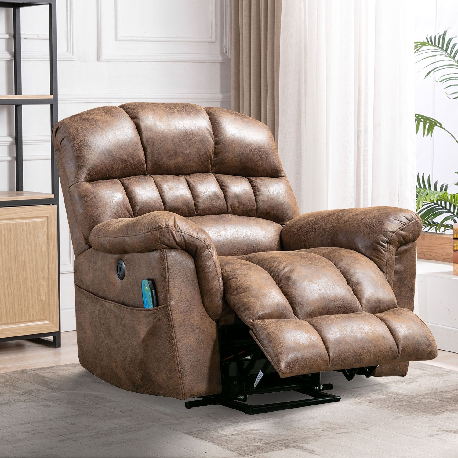 Microsuede discount recliner chair