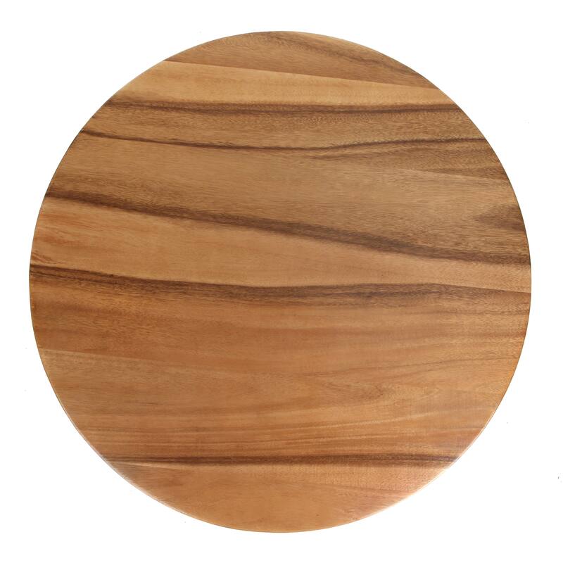The Curated Nomad Doolittle Round Rattan Coffee Table