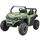 preview thumbnail 34 of 93, 24V 4WD Kids Electric UTV Ride-On Car, Dual Seat with Remote Control, Easy-Drag System, Soft Brake & Spring Suspension Green