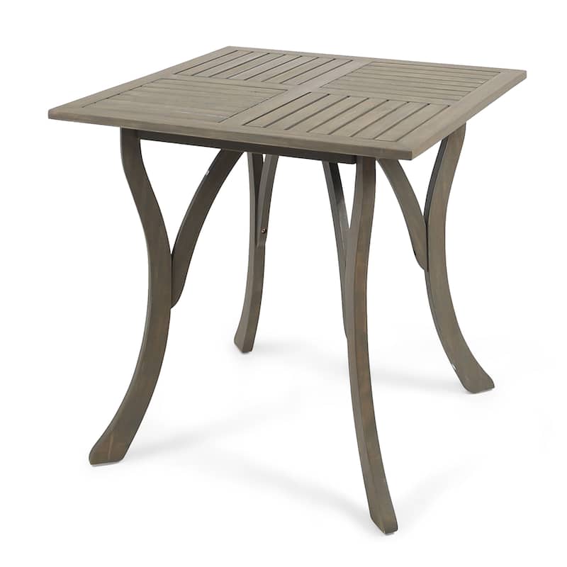 Outdoor Acacia Wood Square Dining table - 31.50"L x 31.50"W x 30.00"H