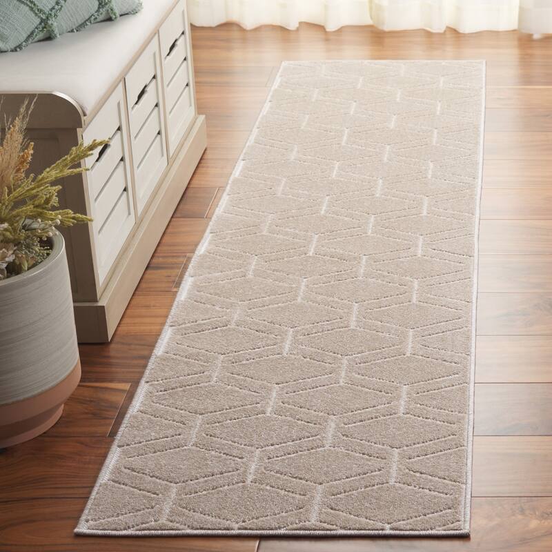 SAFAVIEH Stella Indalecia Modern & Contemporary Rug - 2' x 8' Runner - Beige