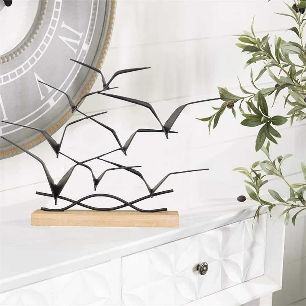 Admiration 14 Inches High Modern Birds Statue Tabletop Decor