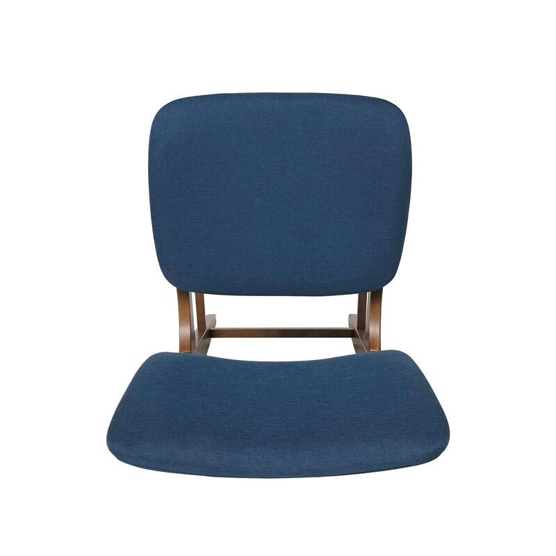 Modern Set of 2 Bar Stools with Padded Backrest, Upholstered Seat, Wooden Frame, Footrest, for Bar Dining Room Living Room
