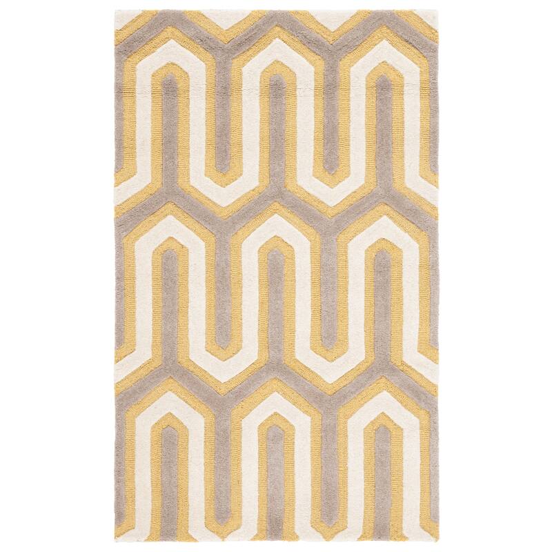 SAFAVIEH, Handmade Cambridge Faiza Modern Moroccan Wool Rug